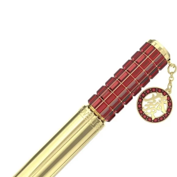 Swarovski Crystal Red and Gold Pen NEW - Picture 2 of 7